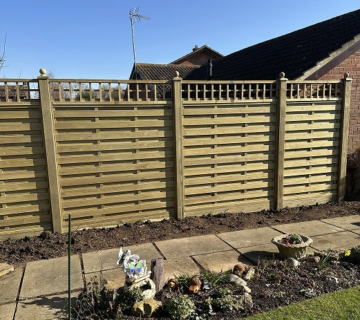 Garden Fence Installation