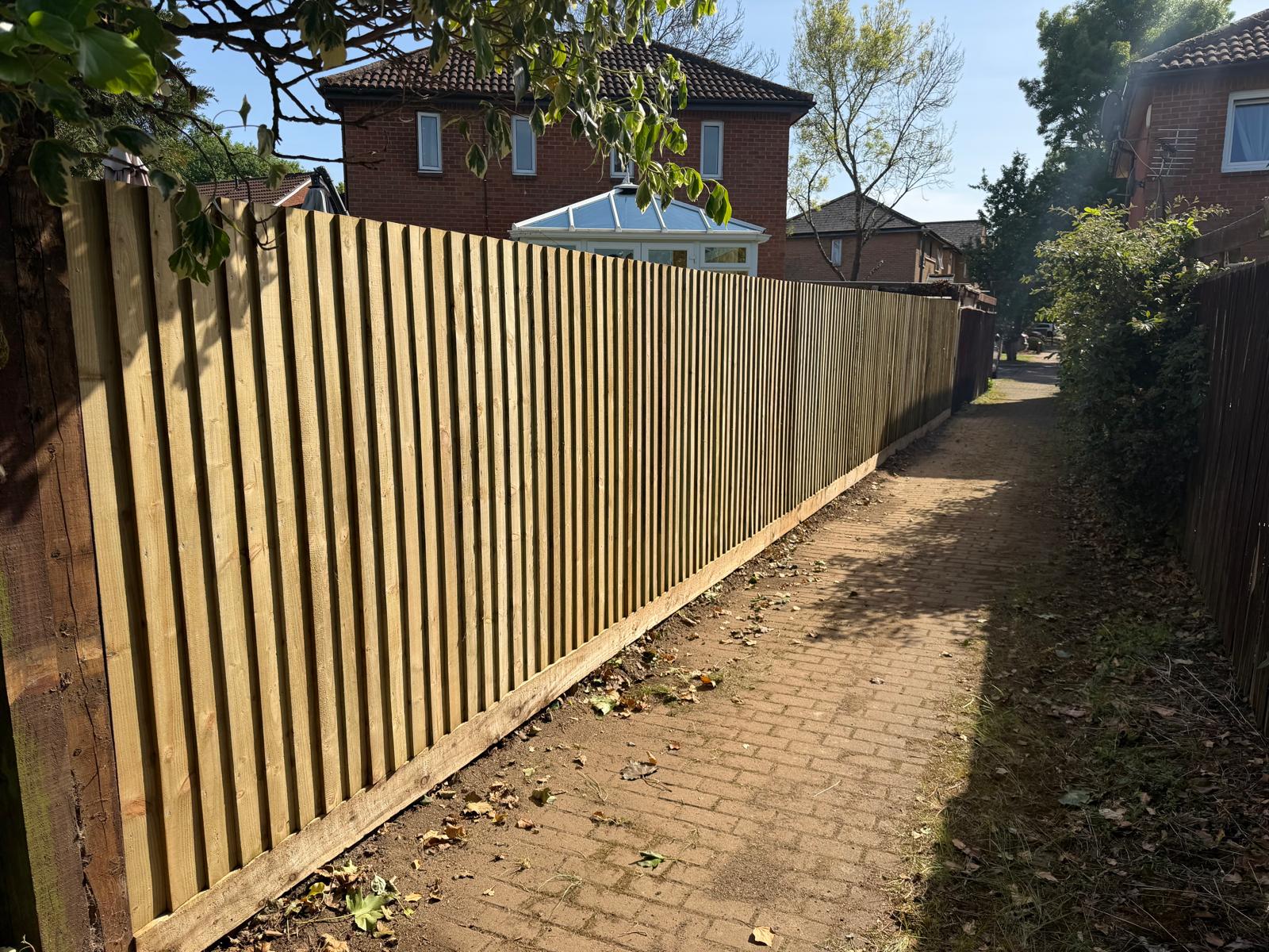 Full Boundary Fence Replacement with Vegetation and Ivy Clearance in Emerson Valley, Milton Keynes